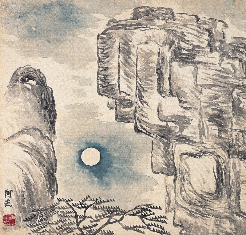 齐白石山水画