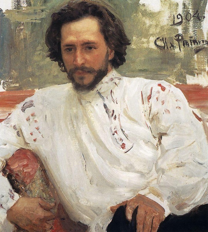 列宾自画像 Ilya Yafimovich Repin ИльЯЕфИМОВИЧРеПИН
