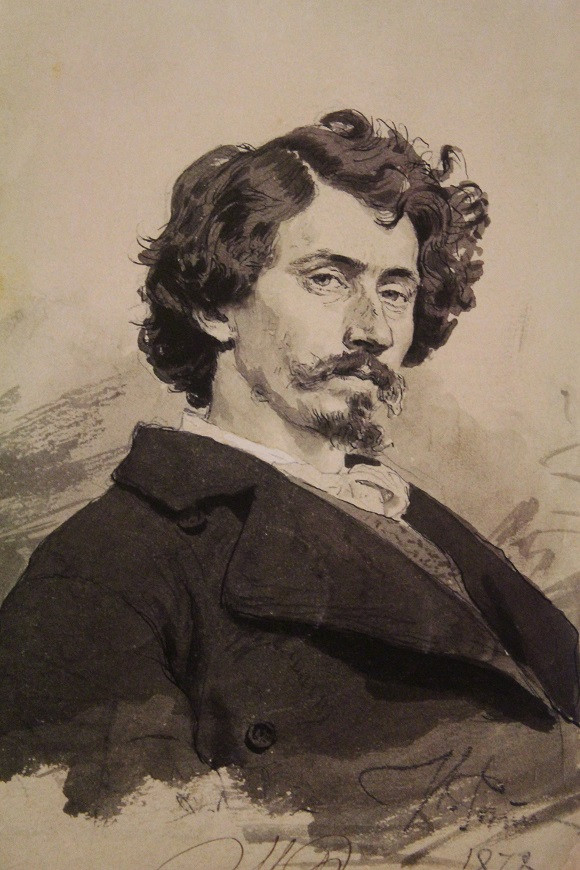 列宾自画像 Ilya Yafimovich Repin ИльЯЕфИМОВИЧРеПИН