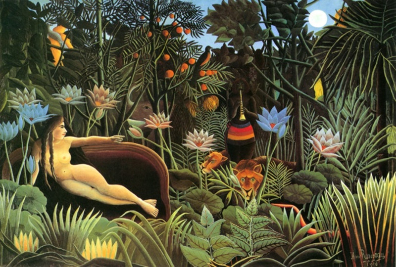 亨利·卢梭《梦》Henri Theodore Rousseau