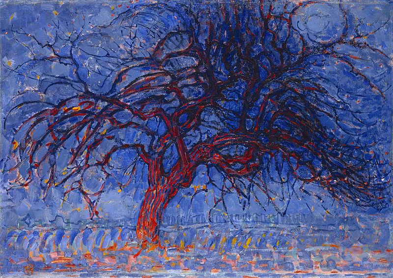 非具象绘画创始者之一_彼埃·蒙德里安_piet mondrian