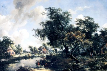 荷兰著名风景画家_霍贝玛_Meindert Hobbema