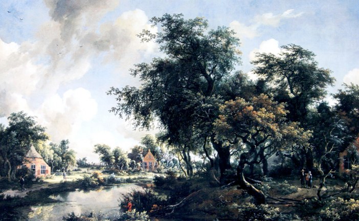 荷兰著名风景画家_霍贝玛_Meindert Hobbema