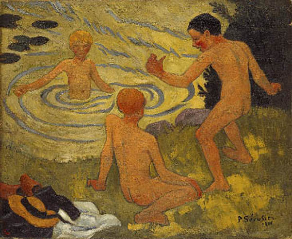 《Boys on a River Bank》
