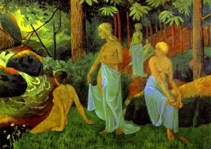 《Bathers with White Veils》