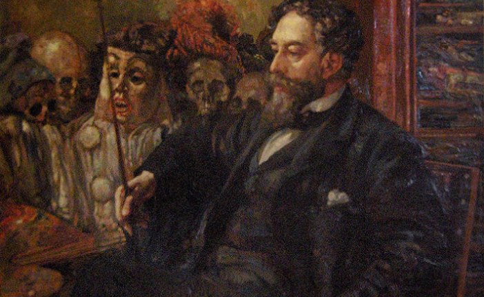 比利时著名画家_詹姆斯·恩索尔_James Ensor