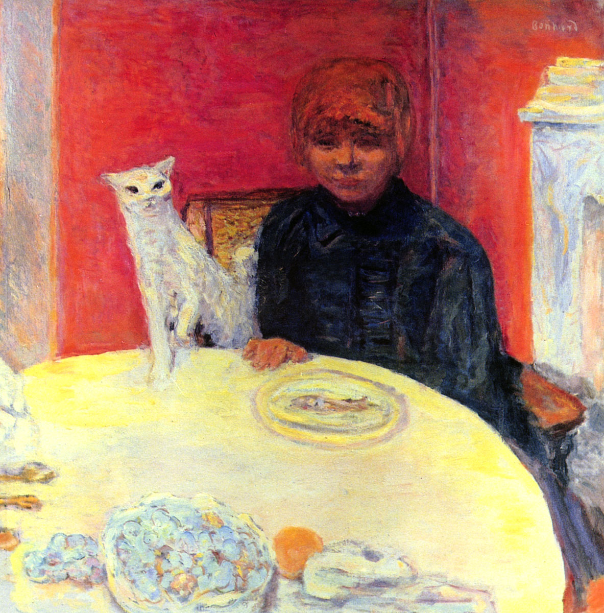 《妇女和猫》