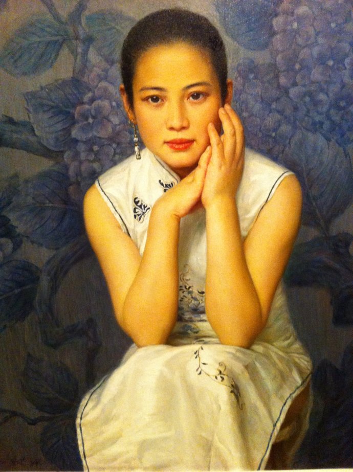 画家李自健的妻子诗人丹慧