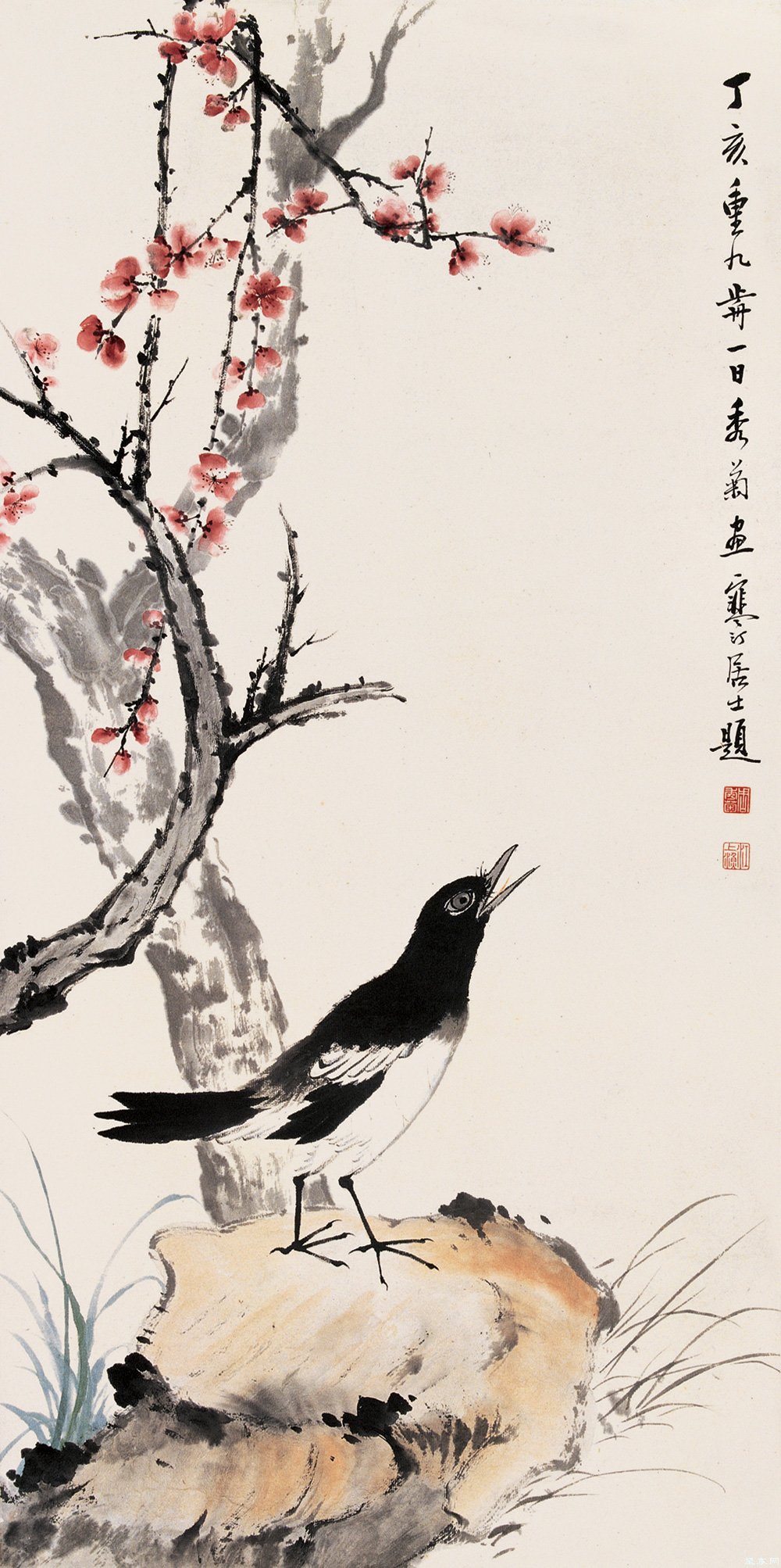 《梅鹊图》