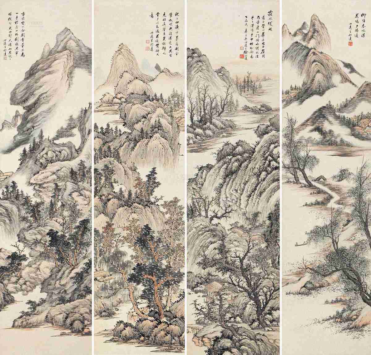 徐邦达书画作品