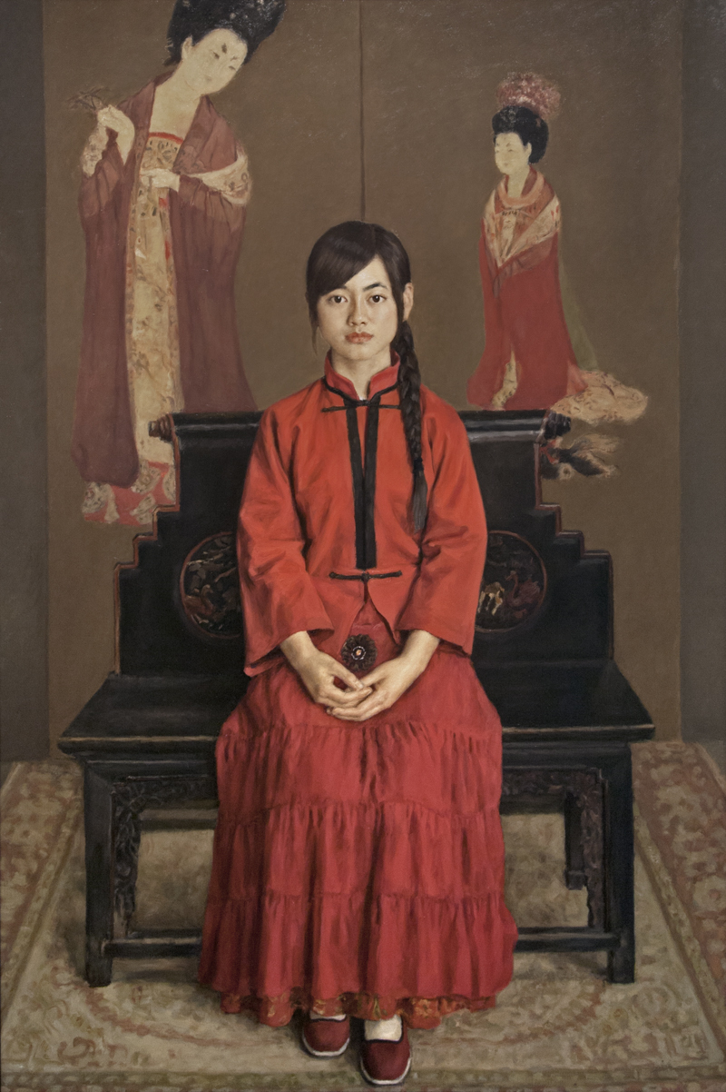 《簪花仕女图》