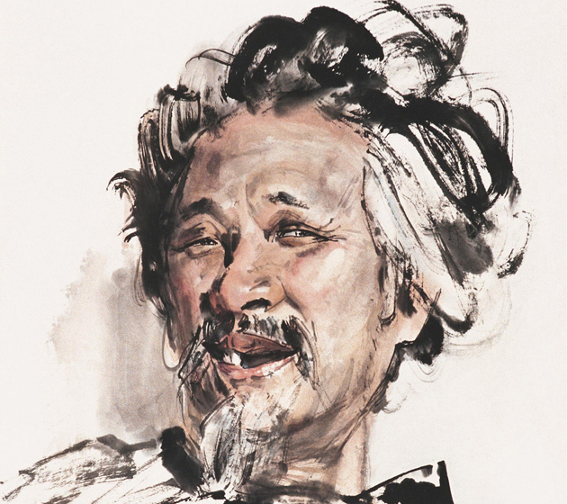 石鲁肖像