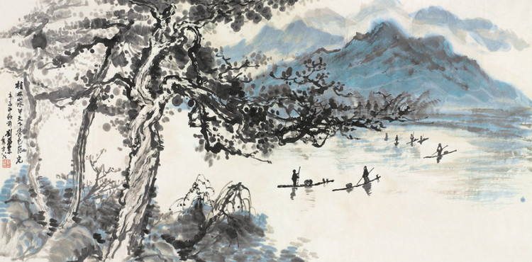 刘海粟绘画作品