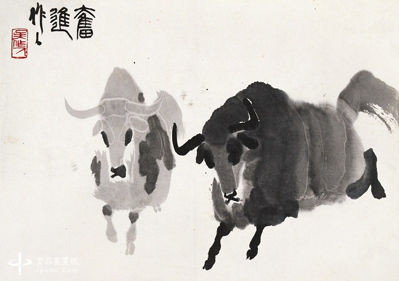 吴作人绘画作品