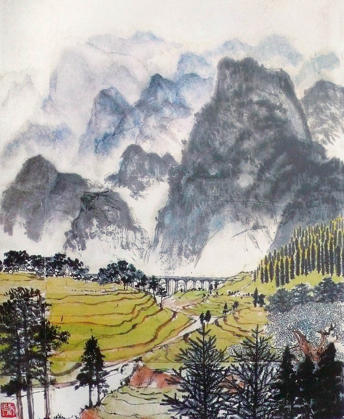 吴作人绘画作品