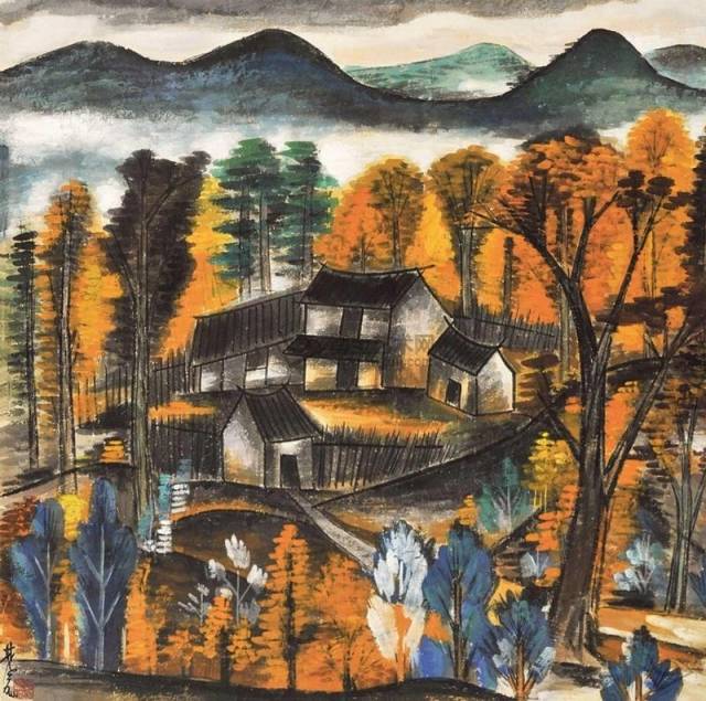 林风眠绘画作品