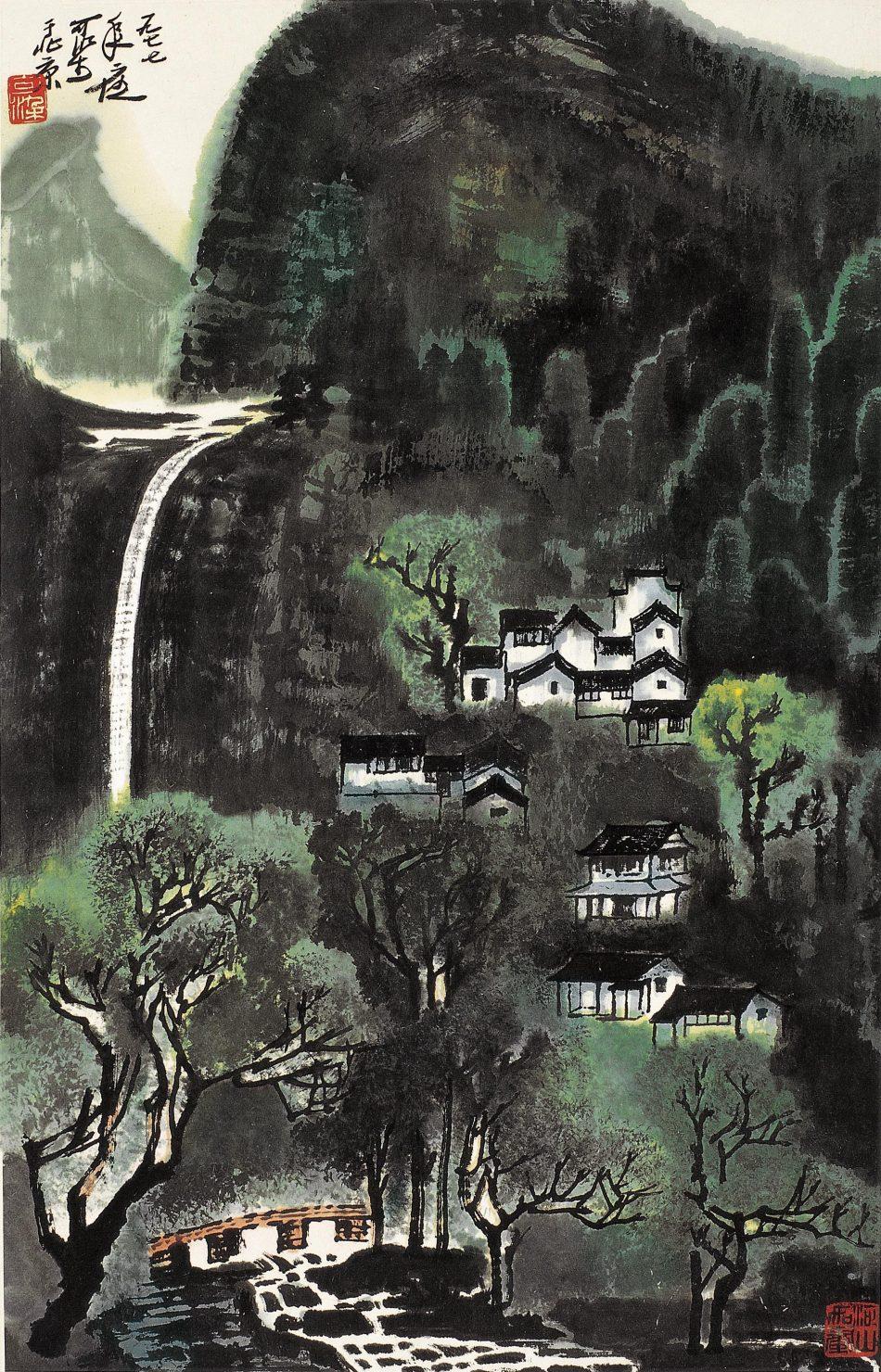李可染绘画作品