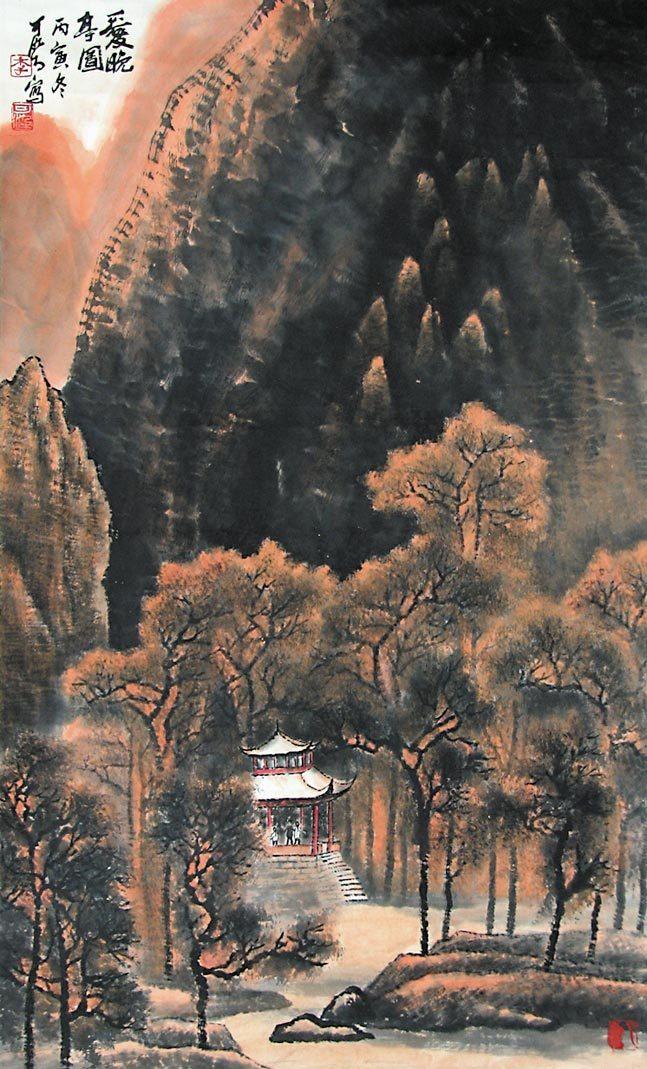 李可染绘画作品