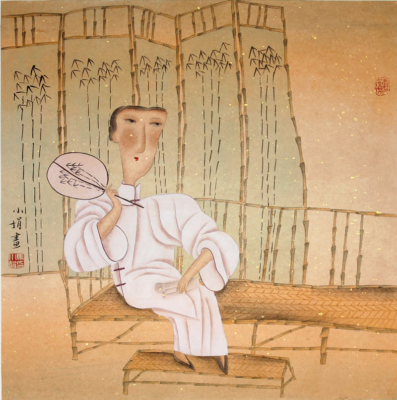 《执扇图》