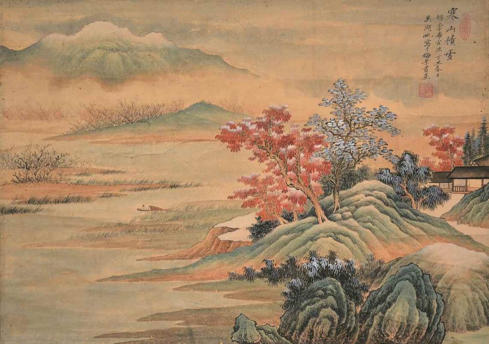 吴湖帆绘画作品