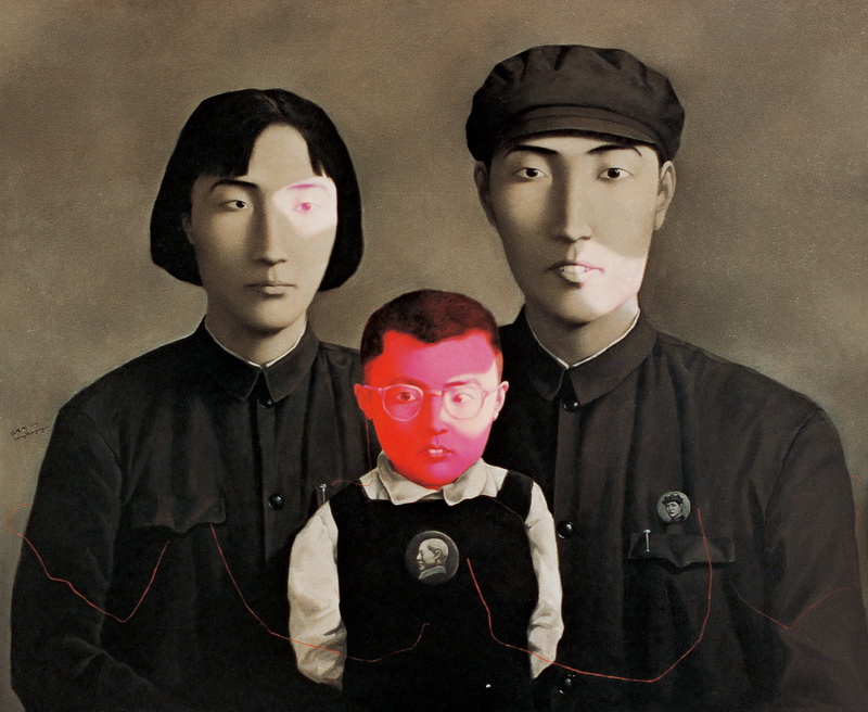 张晓刚绘画作品