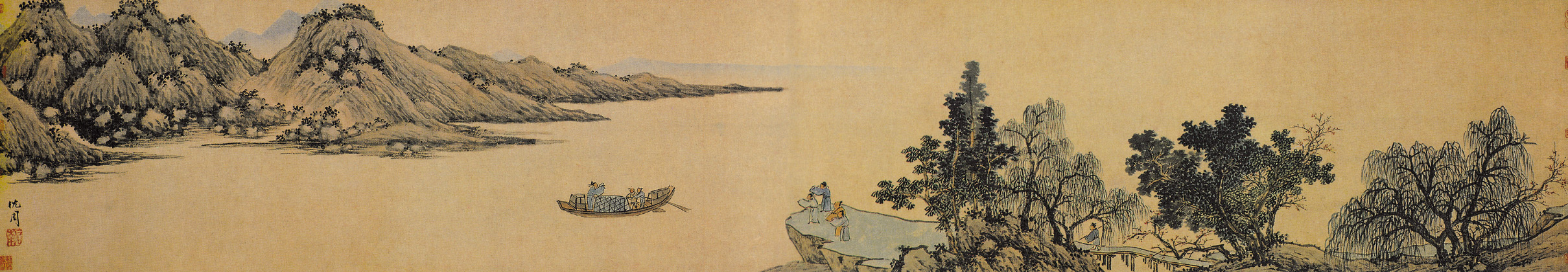 《京江送远图》