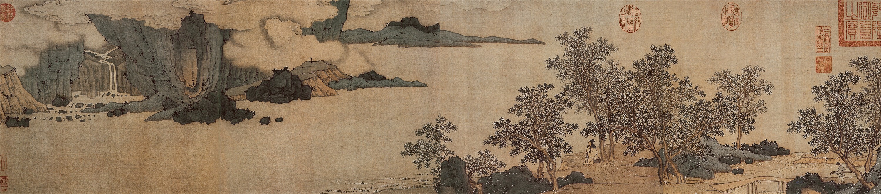 《落花图卷》