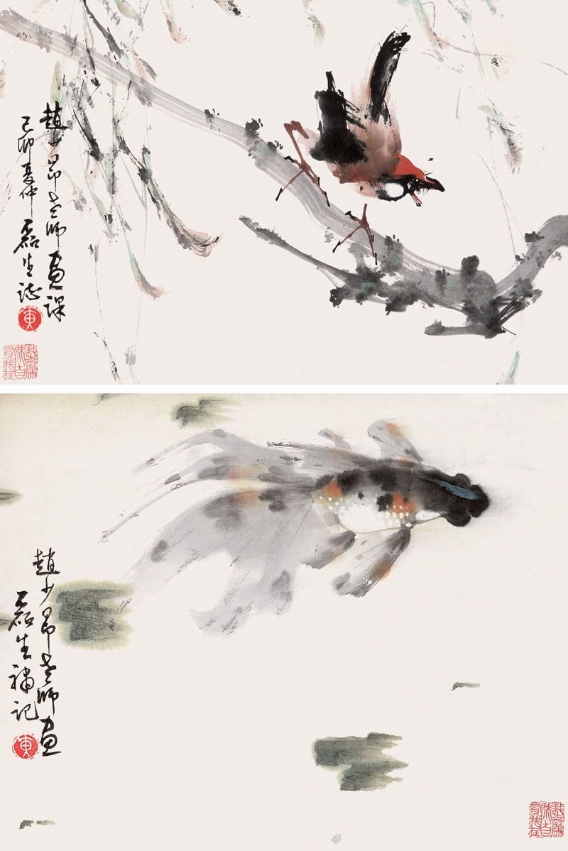 赵少昂绘画作品