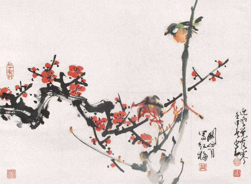 赵少昂绘画作品