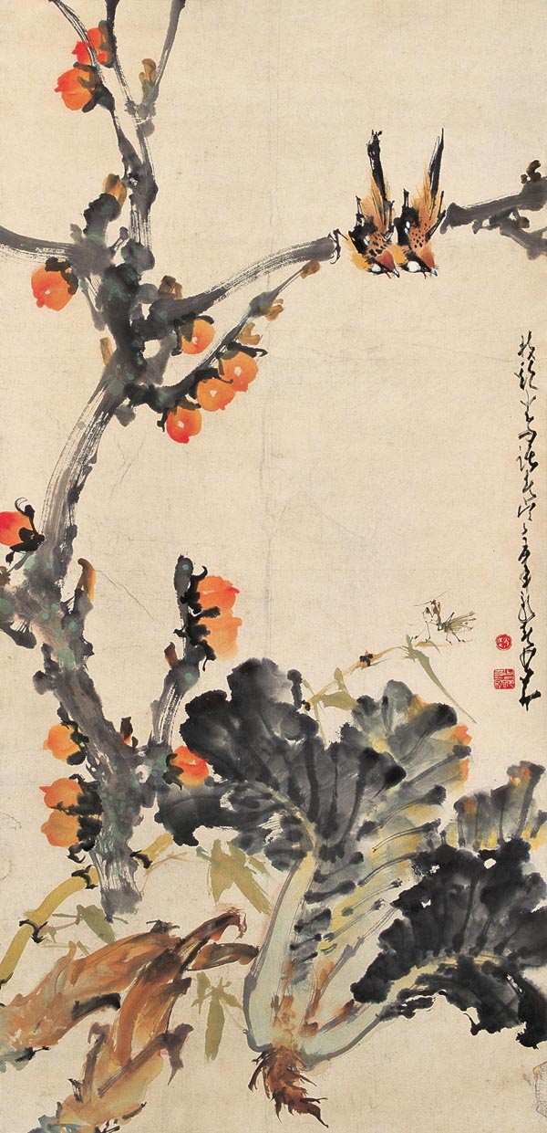 赵少昂绘画作品