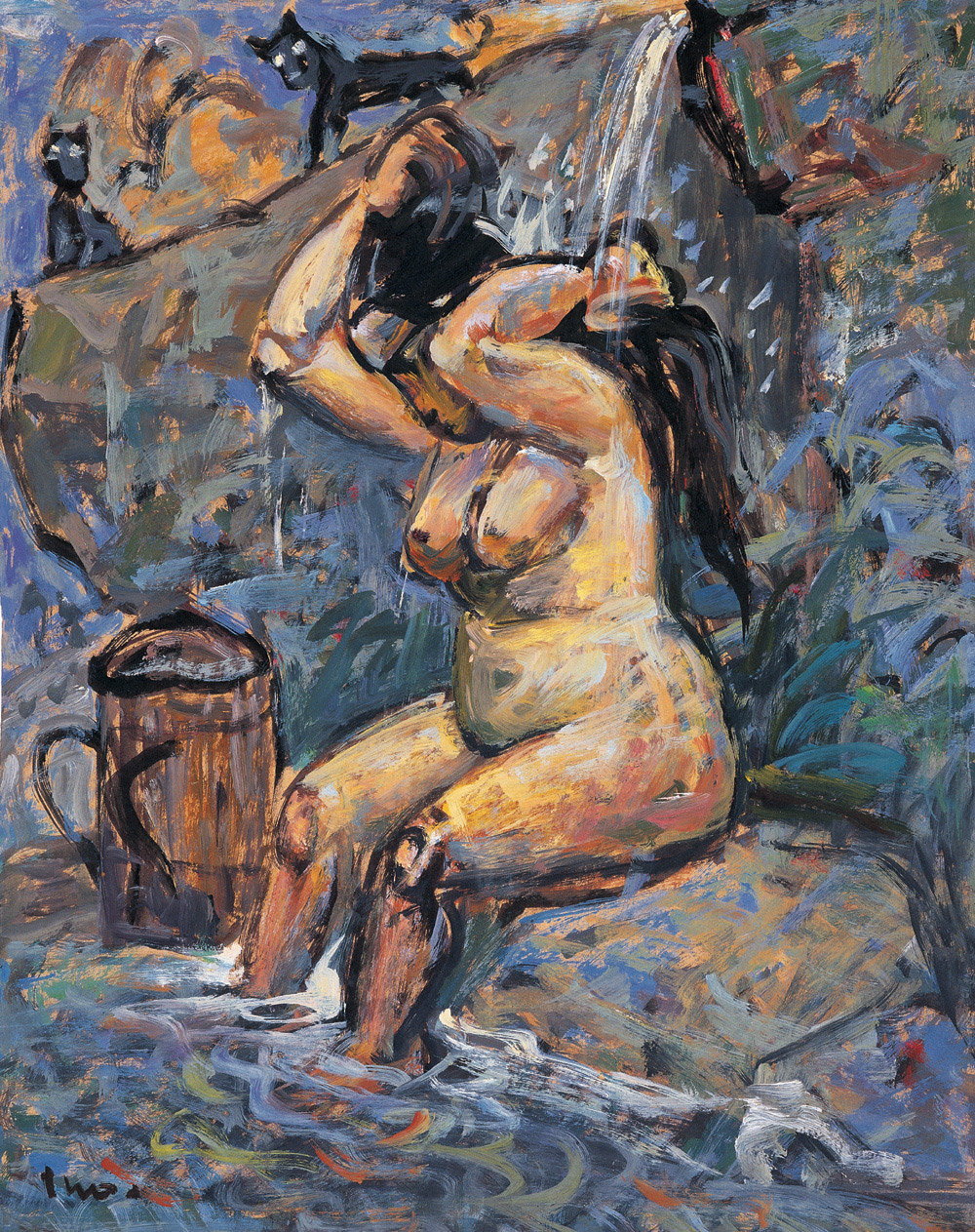 《浴女》