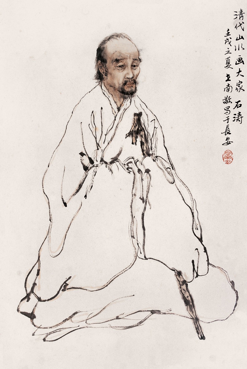 中国绘画史上伟大人物之一石涛ShiTao_全球书画名家_道子羲之