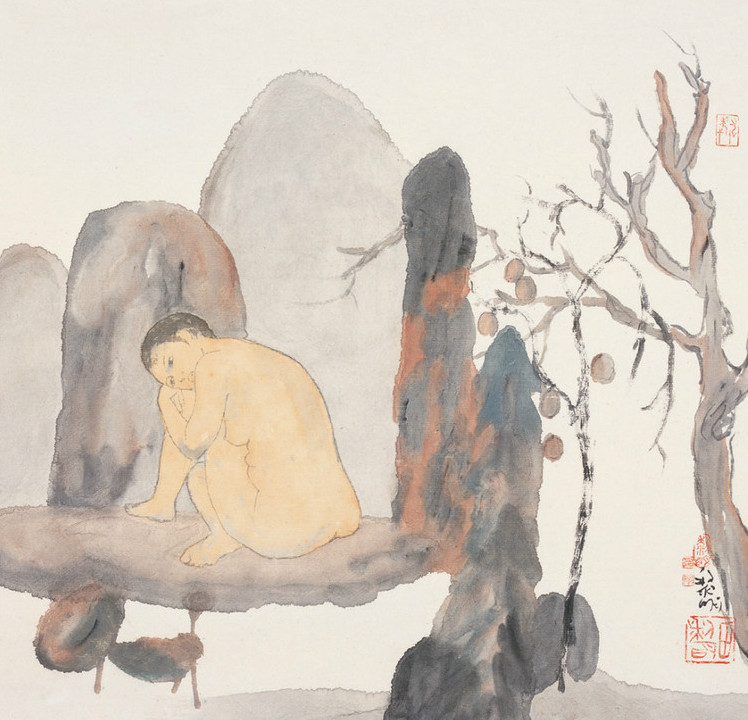 田黎明绘画作品