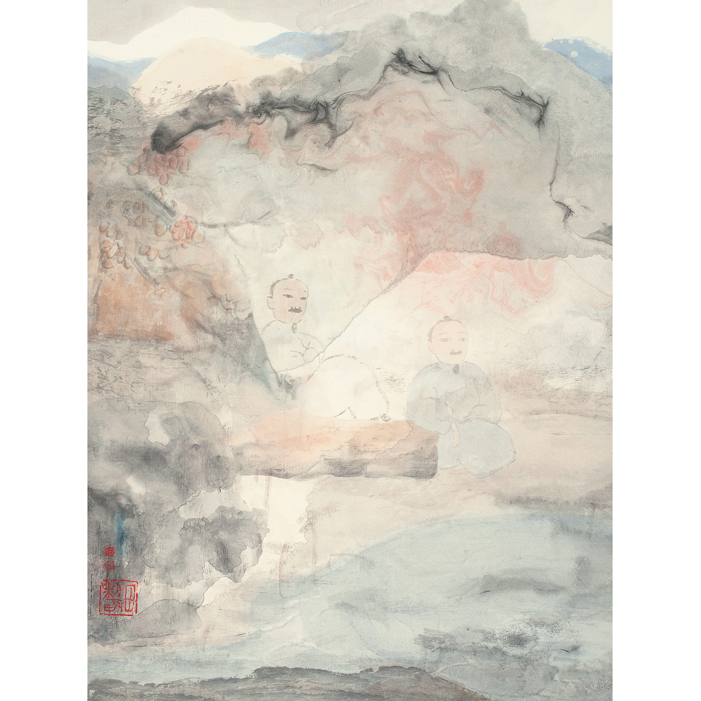 田黎明绘画作品