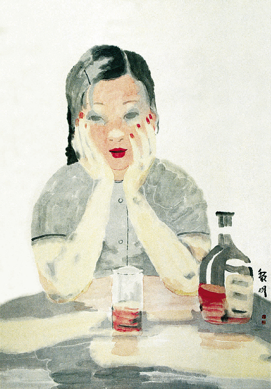 田黎明绘画作品