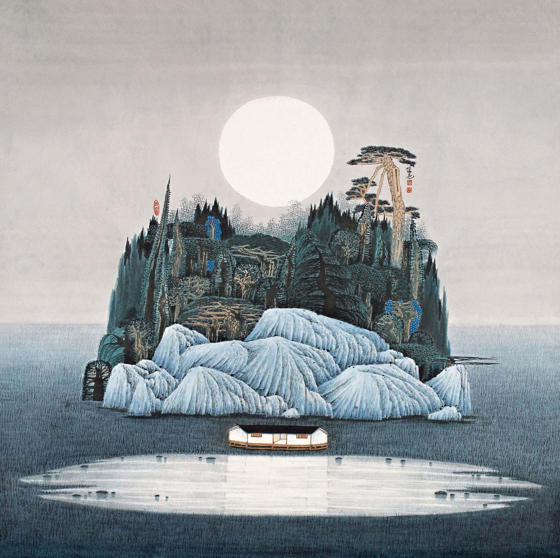 《海上生明月》