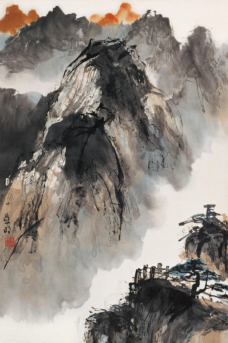 亚明绘画作品