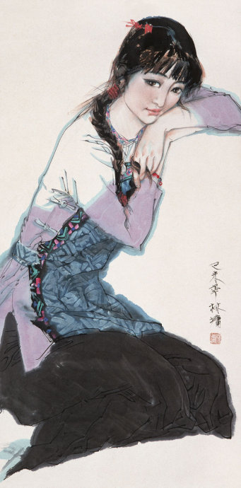 林墉绘画作品