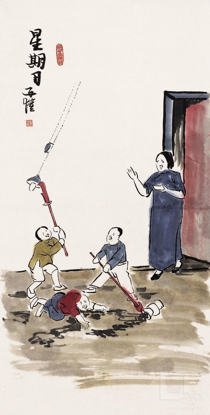 丰子恺漫画作品