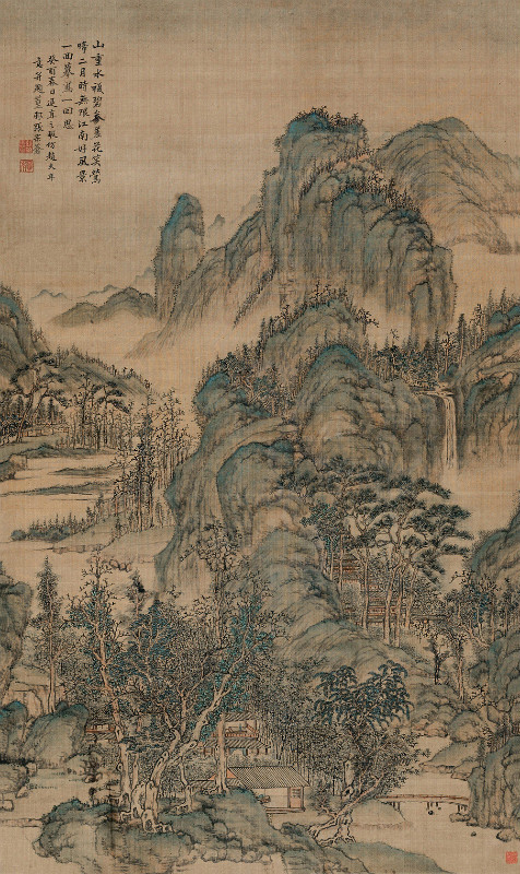 清 张宗苍 《江南春日图》
