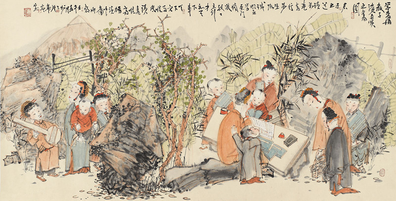 唐勇力绘画作品