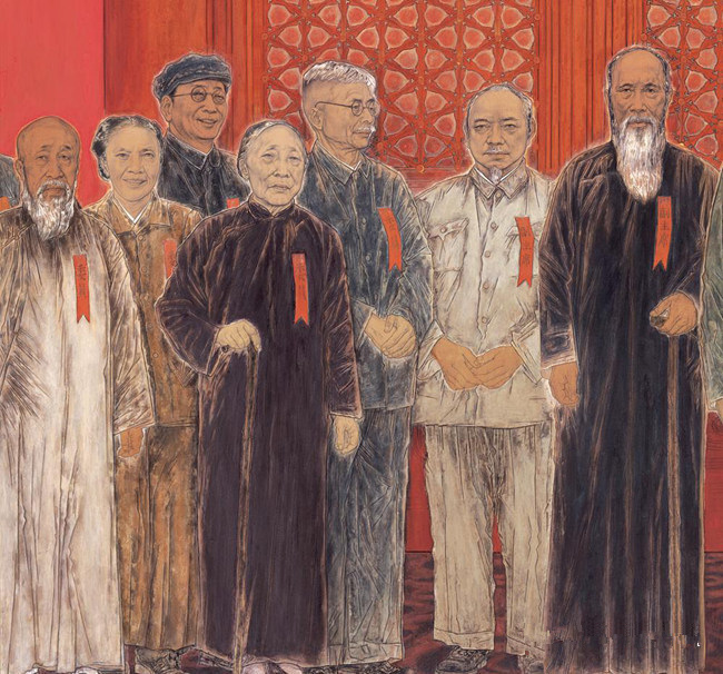 唐勇力绘画作品