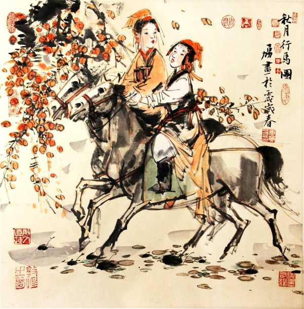 唐勇力绘画作品