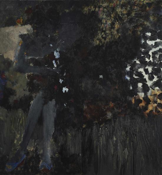 黄河《媛媛》160x150cm 布面油画 2010年
