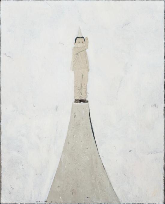米杰《你快乐我忧伤6》150×120cm 布面油画 2015年