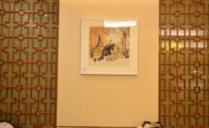 《一马当先》马顺先花鸟画河南机场邀请展 2016.05.01
