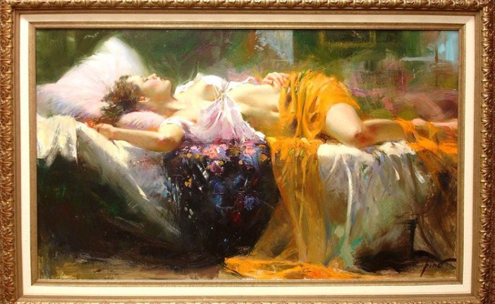 意大利当代油画家皮诺·德埃尼 Pino Daeni
