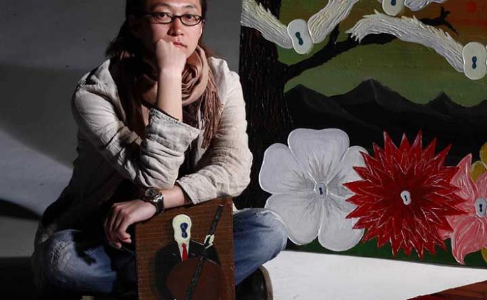 日本画家椿宗亲 Munechika Tsubaki