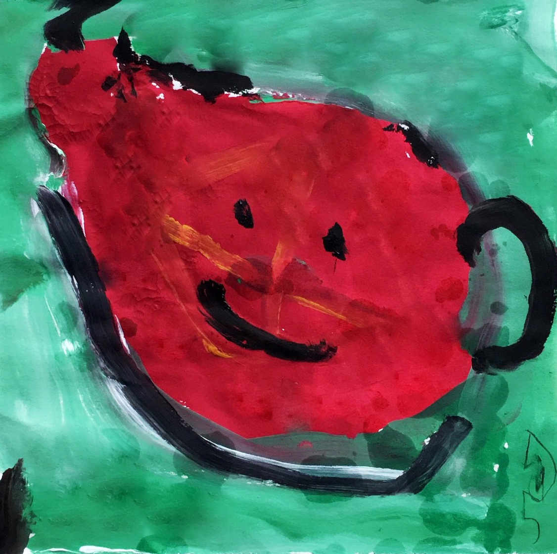 儿童画-水壶（水粉画）-高郅祥-国际青少年艺术家