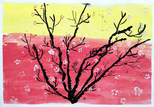 儿童画-水粉画-少儿水粉画-少儿书画大赛系列图库001